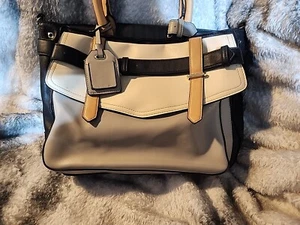REED KRAKOFF Tricolor Color Block Leather Handbag - Picture 1 of 6