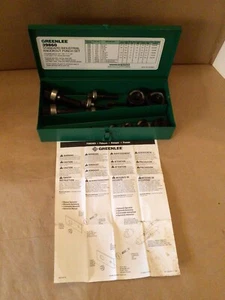 New Greenlee 39860 Knockout Punch Kit. 11 Dies 1804 1904 7804 7904 1/2” - 1 1/2” - Picture 1 of 10