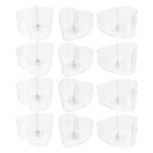 15 Sets Tealight Wick Holders Jar for Making Candles Heart-shaped - Picture 1 of 12