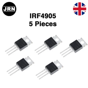 5x IRF4905 IRF4905PBF IRF4905P P-Channel 55V 75A TO-220 Transistor UK - Picture 1 of 2