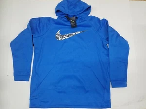 NIKE THERMA JERSEY SUDADERA CON CAPUCHA DRI FIT HOMBRE GRANDE TALLA XXLT AZUL - Imagen 1 de 3