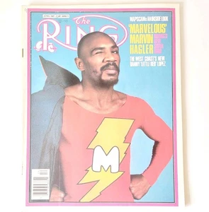 THE RING MAGAZINE MARVELOUS MARVIN HAGLER COVER APRIL 1981 - Picture 1 of 12