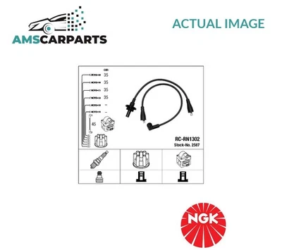 IGNITION CABLE SET LEADS KIT 2587 NGK NEW OE REPLACEMENT - Image 1 of 4