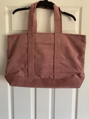 Old Navy Pink Oversized Corduroy Shopping Tote - Image 1 of 4