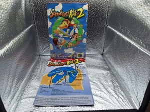Snowboard Kids 2 Nintendo 64 Manual and Insert Tip Card ONLY Authentic Damaged - Picture 1 of 16