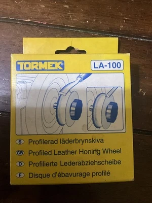 Rueda afiladora de cuero perfilado Tormek LA-100 hecha en Suecia Foto 1 de 3