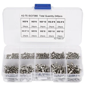 240x M2*6/M2*8/M2*10/M3*6/M3*8/M3*10/M3*12/M2 5*6/M2 5*8/M2 5*10 Innensechskant❀ - Bild 1 von 7