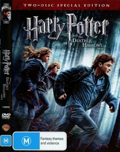 HARRY POTTER AND THE DEADLY HALLOWS PART 1 + PART 2  - SPECIAL EDITION - DVD - Picture 1 of 2