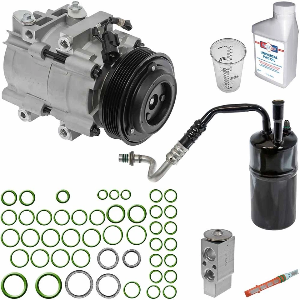 For Dodge Durango 2012 2013 Omega AC Compressor w/ A/C Repair Kit TCP - Image 1 of 1