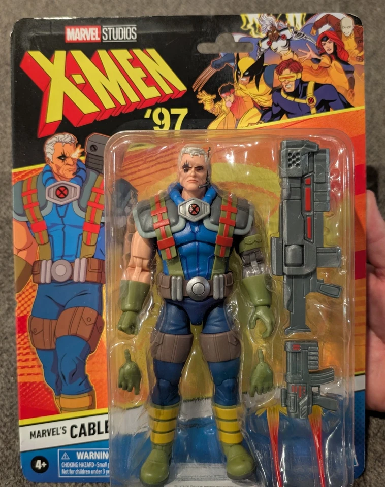 Marvel Legends 6" X-Men 97 Cable Retro Action Figure Factory Hasbro