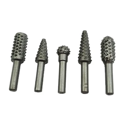 Profilfräser Satz 5-tlg Holz Holzfräser Fräse Raspel Bohrer Schleifer Holzraspel - Bild 1 von 3