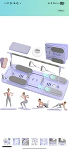 5 in 1 Portable Pilates Sliding Board Trainer Machine for Home Workout, Ab, Core - Picture 1 of 7