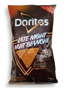 Doritos Late Night Sizzlin' Cheese Burger Flavored Tortilla Chips, 210g/7.4 oz - Picture 1 of 4