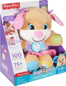 Fisher-Price Laugh & Learn Smart Stages Puppy for Toddler Toy (Damaged Box) - Picture 1 of 8