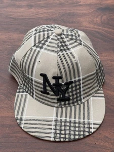 GORRA DE BÉISBOL A CUADROS NUEVA YORK AJUSTADA 7 1/2 - Imagen 1 de 5