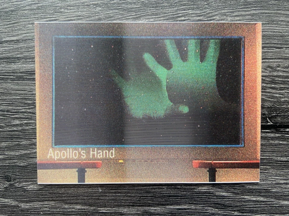 1996 SKY BOX STAR TREK MOTION CARD #M1  APOLLO'S HAND LENTICULAR - Image 1 of 2