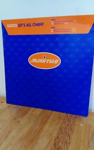 Gusto Let's All Chant 12 inch vinyl House Record - Imagen 1 de 2