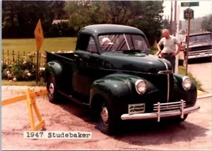 1947 Studebaker Pickup Truck verde auto show foto 3,5x5 SPEDIZIONE GRATUITA - Foto 1 di 2