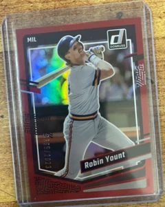 2023 Donruss Baseball Base Holo Red #162 Robin Yount /2023 - Milwaukee Brewers - Picture 1 of 3