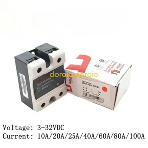 For Delixi Single Phase Solid State Relay SSR DC Control AC CDG1-1DA 3-32VDC 480 - Bild 1 von 5