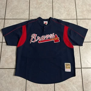 Chipper Jones Atlanta Braves Mitchell & Ness 2003 Batting Practice Jersey XXL/52 - Picture 1 of 8