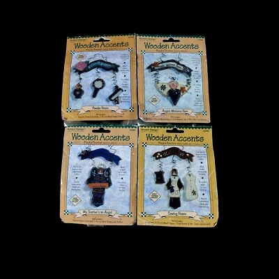 Kits artesanales vintage de madera con detalles de Navidad kit de madera y alambre pintura personalizada Foto 1 de 4