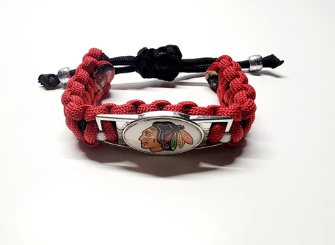 Chicago Blackhawks Adjustable Bracelet Fan Apparel & Souvenirs Hockey NHL Cover