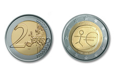 2,00 € Euro - 2009 - Portugal - 10th Anniv. Economic And Monetary Union - Proof