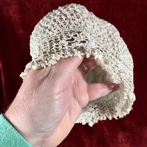 Antique Handmade Child’s Night Cap - Victorian - Picture 1 of 11