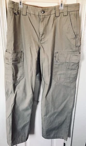 Duluth Trading Co. Mens Size 37X32 Straight Leg Beige Cargo Pants - Picture 1 of 5