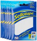 Sellotape Sticky Fixers Double-Sided 12X25mm 140 Pads Ref 1445422  Pack Of 6 140