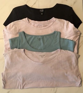 Paquete de 4 piezas túnica sin mangas Eileen Fisher para mujer PS negra ligera nueva sin etiquetas - Imagen 1 de 19