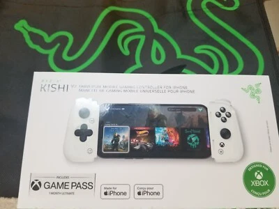 Razer Kishi V2 Mobile Gaming Controller for iPhone V2, White - Image 1 of 3