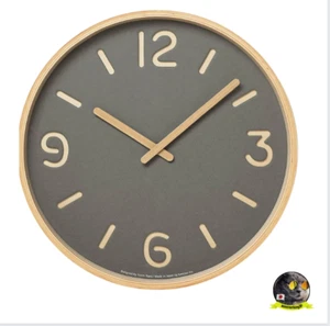 Lemnos reloj de pared PAPEL THOMSON PAPEL LEMNOS PAPEL NY18-15 Elección de 6 colores - Imagen 1 de 3