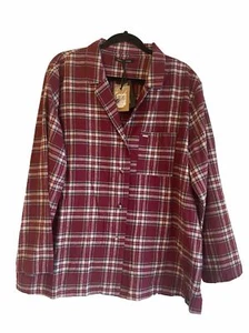 Pretty You London Cozy Cotton Plaid Pajamas Comfort Loungewear    NWT 14-18 - Picture 1 of 9