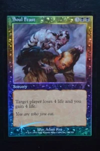 Magic The Gathering MTG SOUL FEAST LÁMINA Séptima Edición LP Ligeramente Reproducido - Imagen 1 de 2
