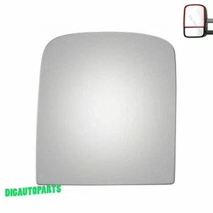 Upper Tow Mirror Glass Replacement for Chevy Silverado GMC Sierra Driver Side LH - Foto 1 di 12