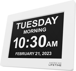 【New 2023】 Dementia Clock Large Digital Clock for Seniors, Digital Clock Large D