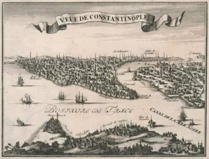 Poster - Constantinople Vintage Pictorial Map (1696) - Picture 1 of 21