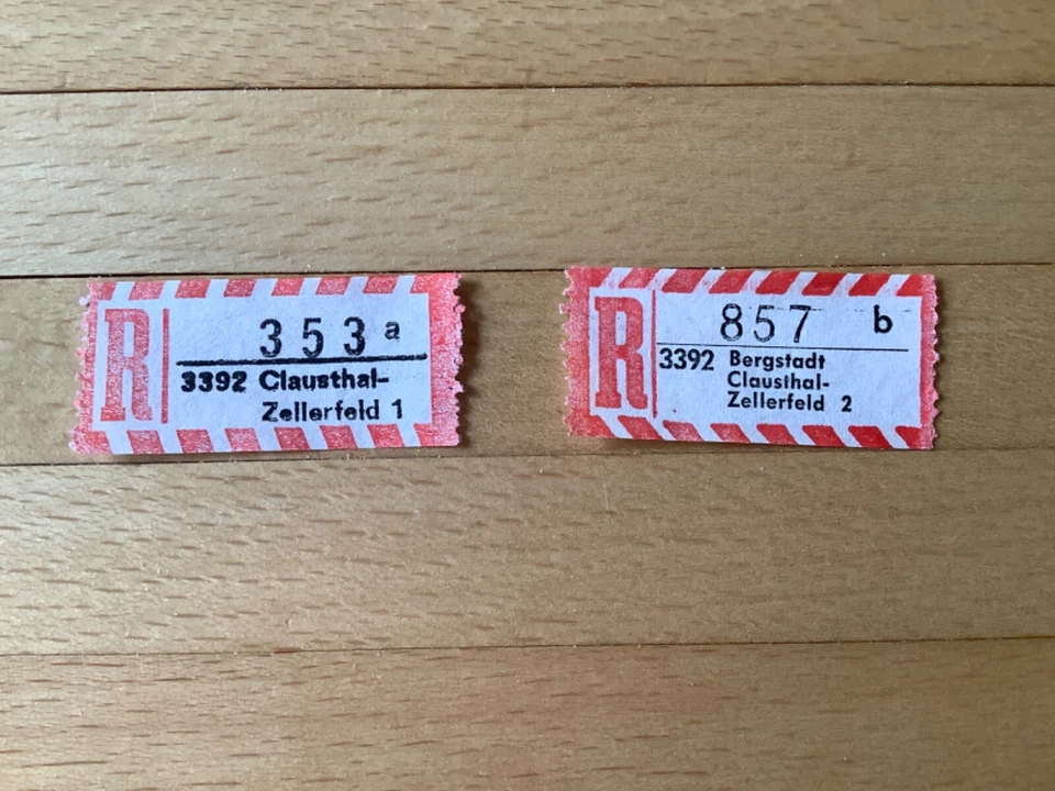 Reco-Zettel 3392 Clausthal-Zellerfeld, 3392 Bergstadt - Bild 1 von 1