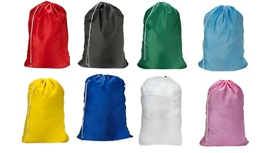 6-Pack Large Laundry Bag 29" X40" Nylon Heavy Duty Strong With Drawstring Bag XL - Image 1 of 4