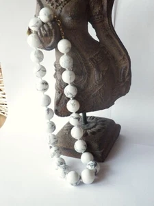 SCHMUCK-STCK HOWLITH  Kette KUGEL NEU HEIL HOWLIT 45,5 CM - Picture 1 of 3