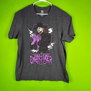 Camiseta WWE Auténtica The Undertaker Gráfica XXL Gris Púrpura Mezcla de Algodón - Imagen 1 de 6