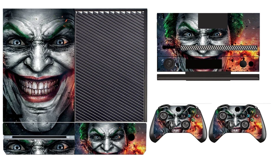 Joker 250 Vinyl Cover Skin Sticker for Xbox One & Kinect & 2 controller skins - Image 1 of 1