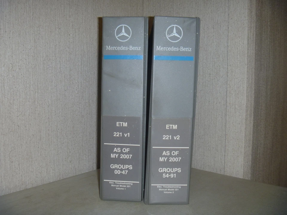 2008-2009 Mercedes Benz S550 S600 S63 S65 AMG Electrical Wiring Diagram Manual - Image 1 of 1