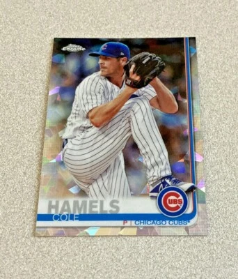 2019 Topps Chrome Sapphire #540 Cole Hamels Cubs - Image 1 of 2