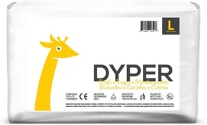 Dyper Responsibly Sourced Bamboo Diaper Briefs (Large) Expire 03/16/24 - Picture 1 of 6