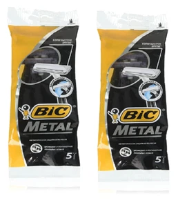 BIC Metal Men's Disposable Shaving Razors, 5 ct (2 pack) - Picture 1 of 1