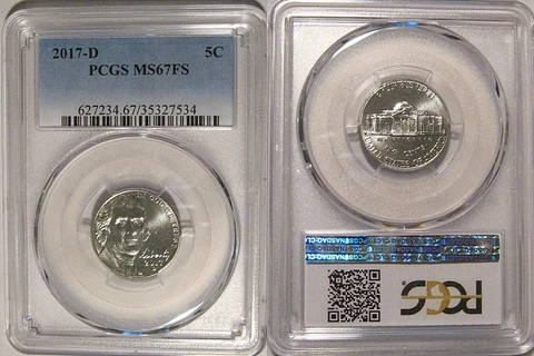 2017 D Jefferson Nickel 5c PCGS MS67FS Full Steps Cover
