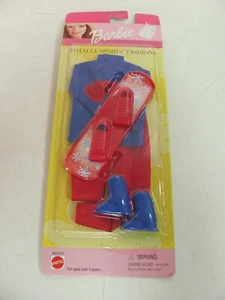 Vintage 1999 Mattel Barbie Totally Sports Fashions Ski Outfit and Snow Boots - Picture 1 of 7